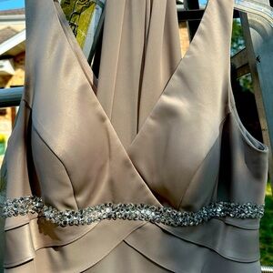 Alex Evenings formal champagne dress